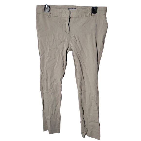 Van Heusen Womens Size 8 Tan Solid Skinny Trouser Pants - Picture 1 of 11
